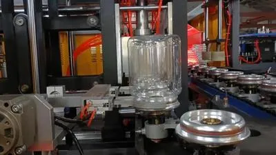 2-cavity PET jar blowing machine